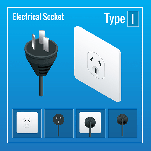 Australia power plug socket type adapter