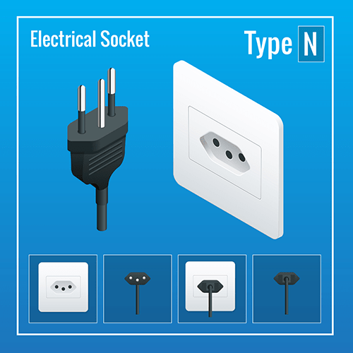 Các chuẩn dây nguồn (power cord) trên thế giới Power-plug-socket-type-N